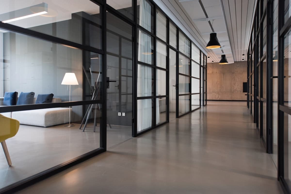 Modern Corporate Office completed by BuildMax Construction